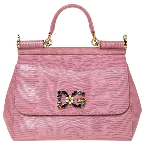 dolce and gabbana pink purse